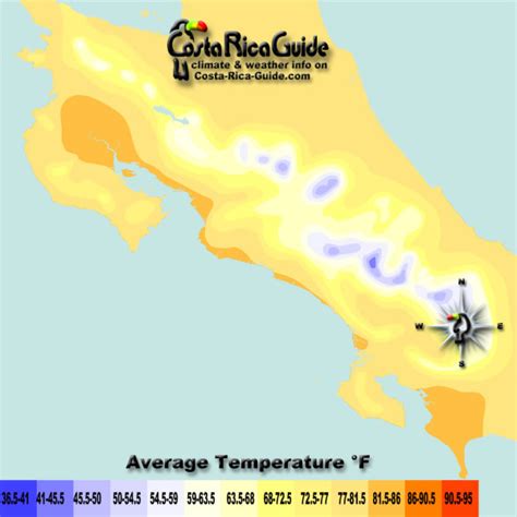 costa rica weather april averages